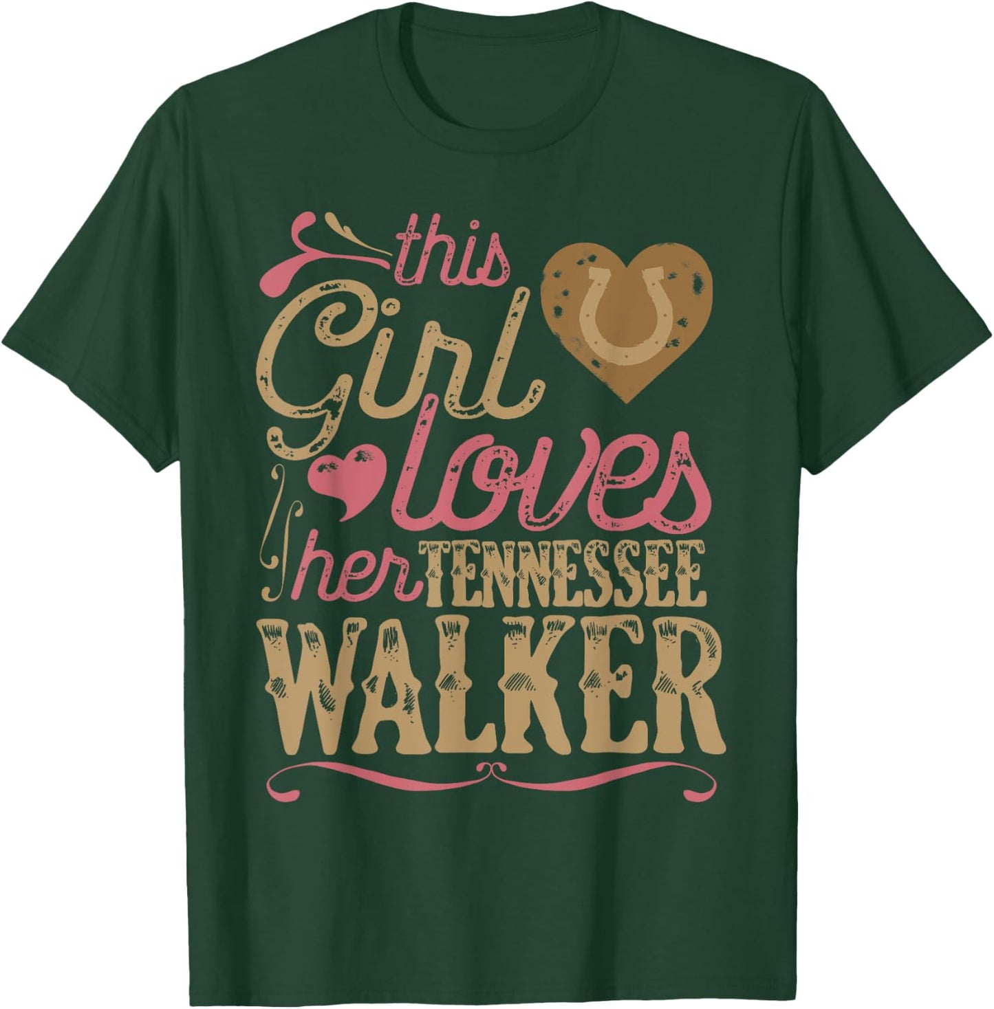 Tennessee Walker Horse Shirt Gift Walking T-Shirt - T-Shirt | Forest