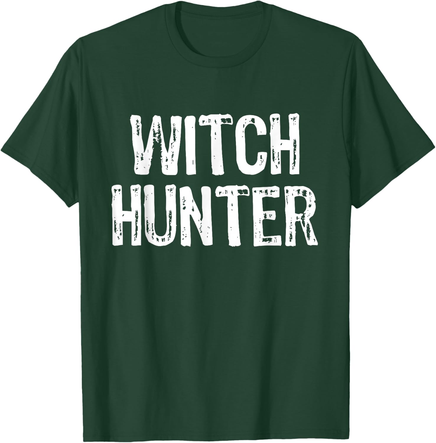 Witch Hunter Halloween Costume Lazy Easy T-Shirt - T-Shirt | Forest