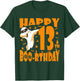 Dabbing Ghost Happy Birthday 13th Happy Boo-rthday Pumpkin T-Shirt - T-Shirt | Forest