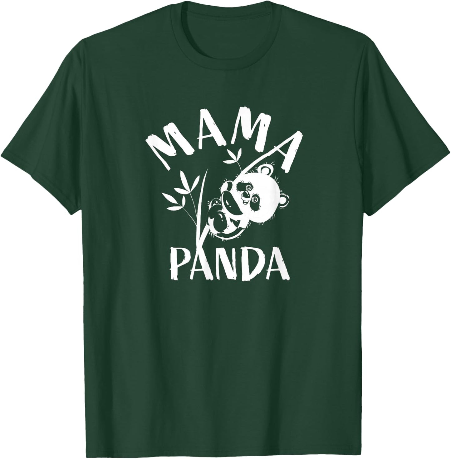 Mama Panda Cute Funny Mothers Day Gift for Moms T-Shirt - T-Shirt | Forest