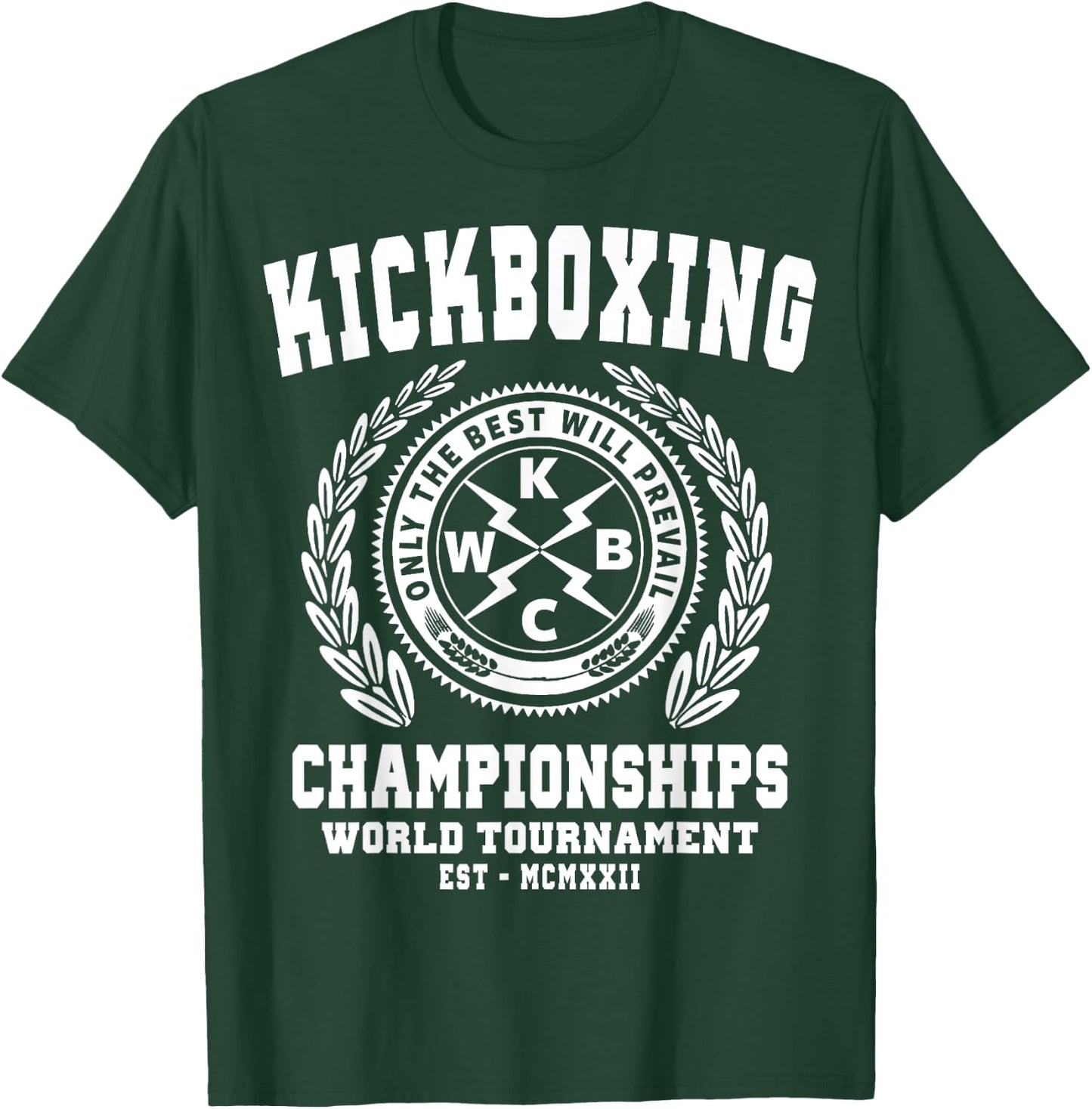 Kickboxing Championships, Kickboxing T Shirt, Martial Arts T-Shirt - T-Shirt | Forest