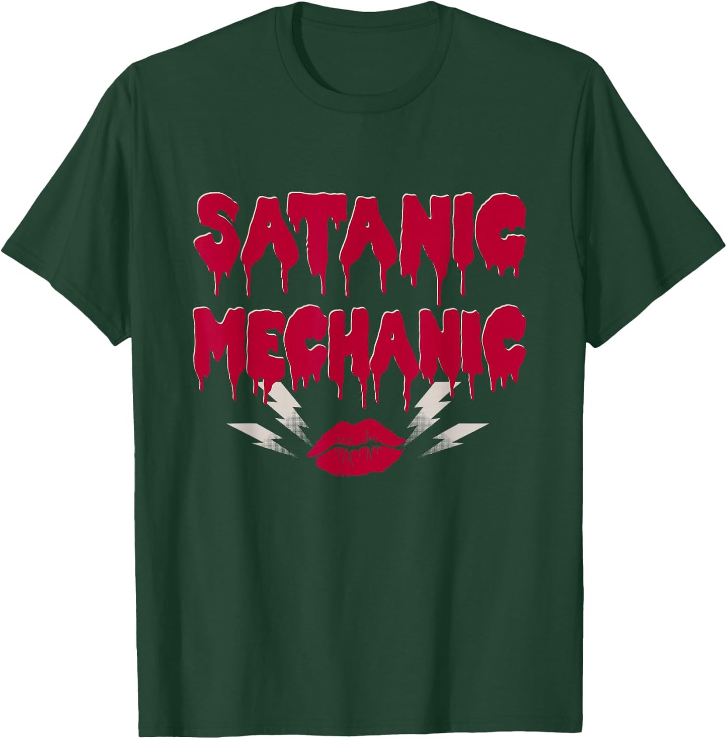 Satanic Mechanic - Goth Horror Musical Theatre Shirt T-Shirt - T-Shirt | Forest