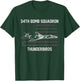 34th Bomb Squadron Thunderbirds T-Shirt - T-Shirt | Forest