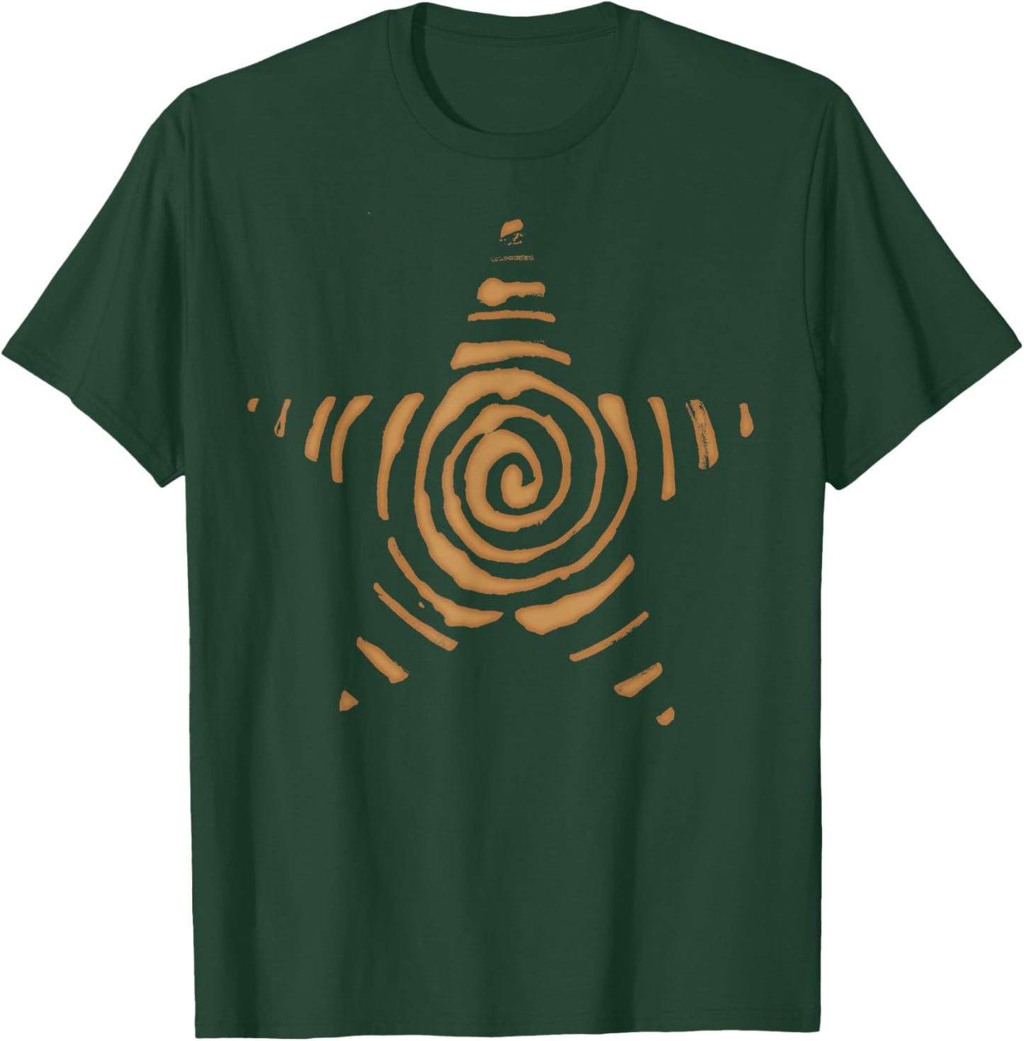Spiral Star y2k Whimsy Grunge Vintage Alt Bleach Graphic T-Shirt - T-Shirt | Forest