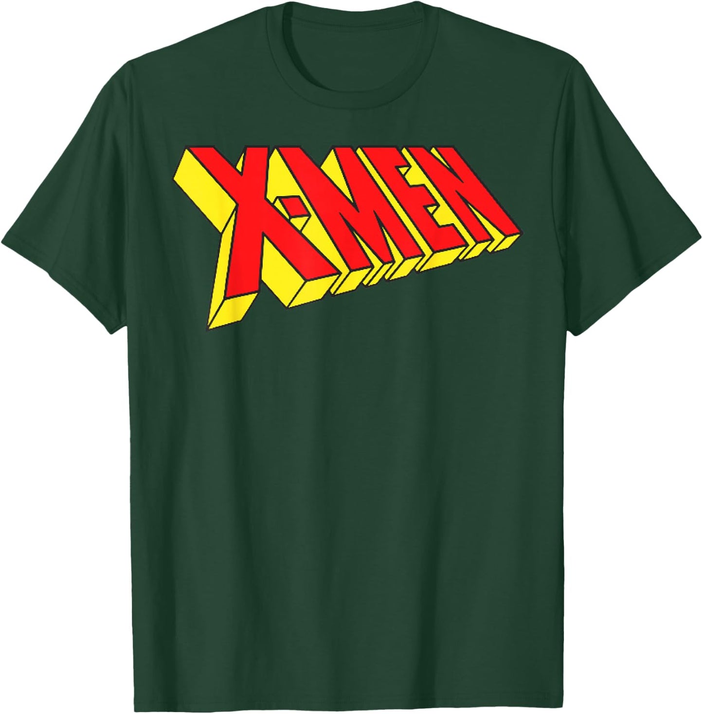 Marvel X-Men Original Red and Yellow Slanted Logo T-Shirt - T-Shirt | Forest