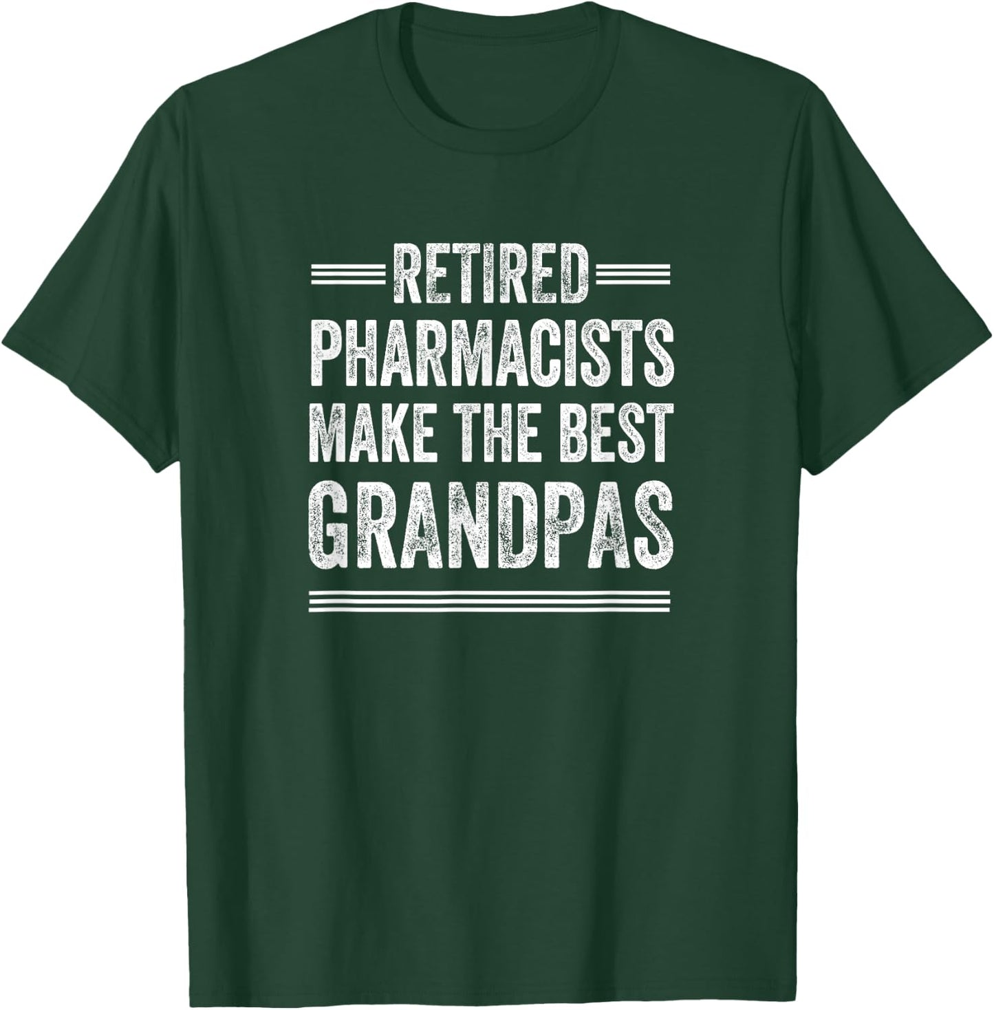 Retired Grandpa Shirt Pharmacist Retirement Gift T-Shirt - T-Shirt | Forest