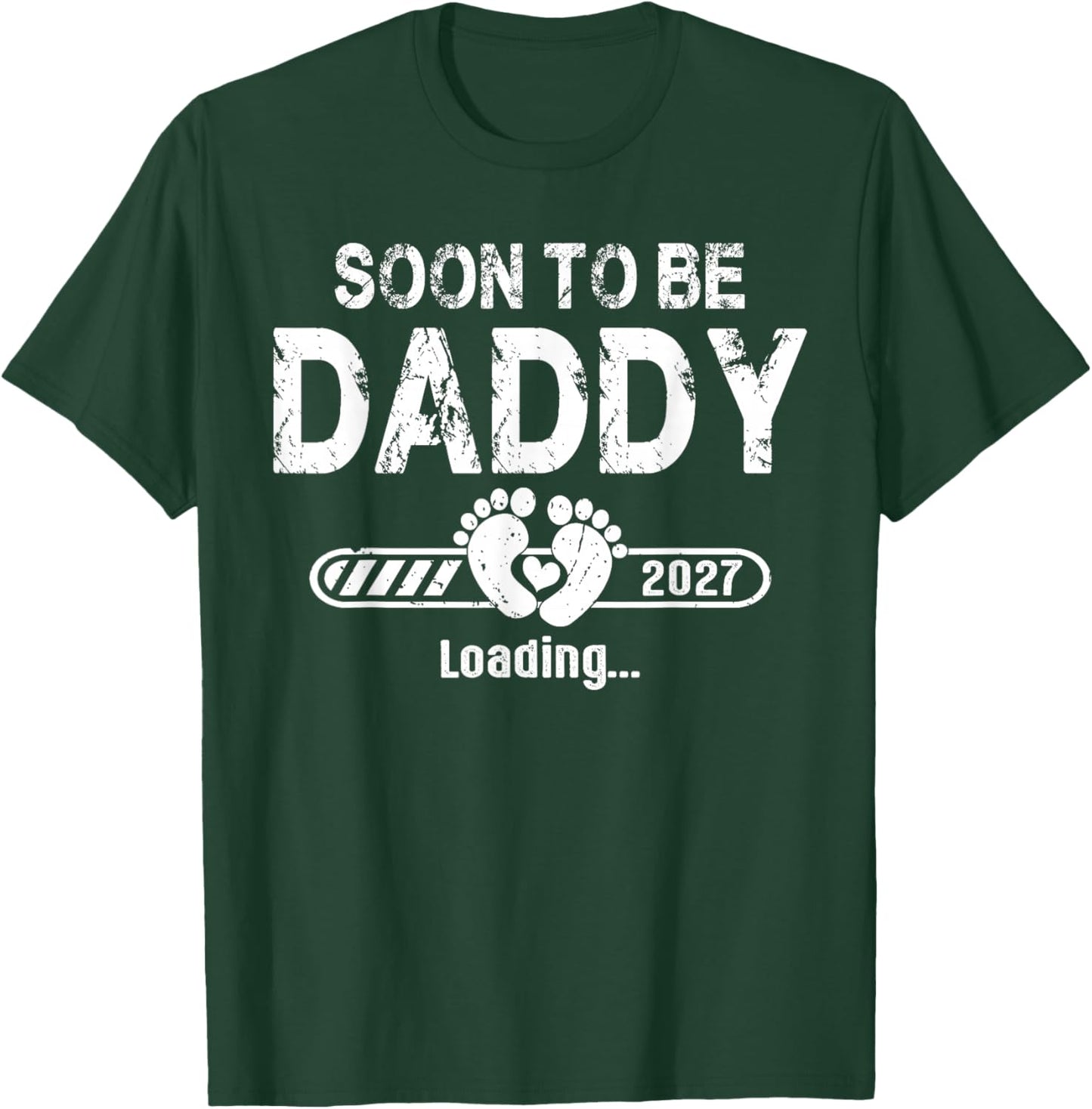 Soon to be Daddy est. 2027 New Dad Fathers Day T-Shirt - T-Shirt | Forest