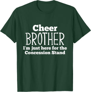Funny Cheer Brother Boys Sibling Cheerleader Son Cute T-Shirt - T-Shirt | Forest
