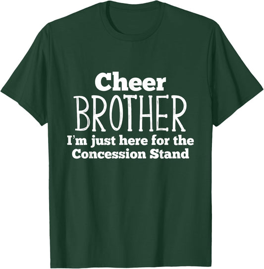 Funny Cheer Brother Boys Sibling Cheerleader Son Cute T-Shirt - T-Shirt | Forest