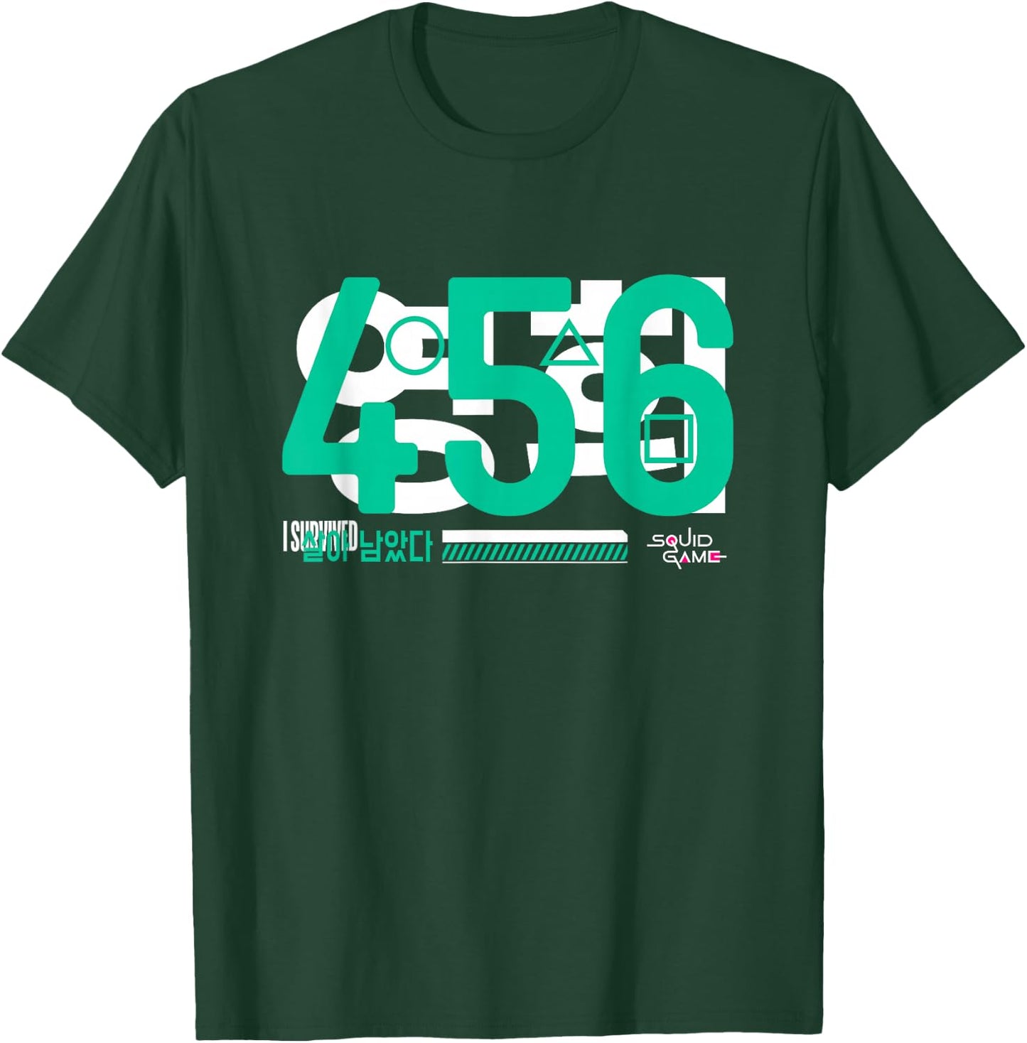 Squid Game 2 Player 456 I Survived Logo T-Shirt - T-Shirt | Forest