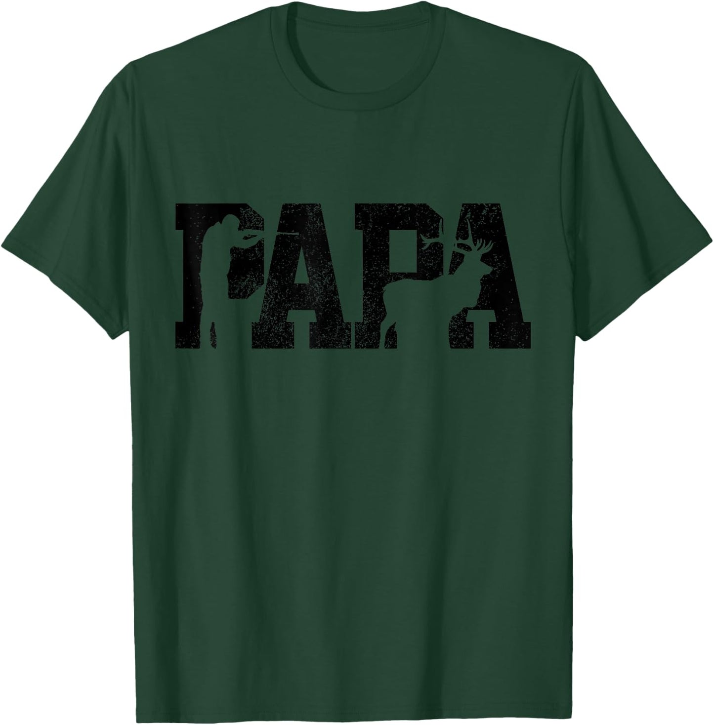 Hunter Dad Deer Father Father's Day Hunting Wild Hunting T-Shirt - T-Shirt | Forest