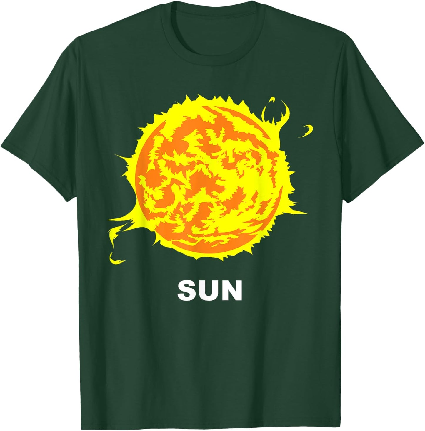 Solar System Group Costumes - Sun Fireball Star Costume T-Shirt - T-Shirt | Forest