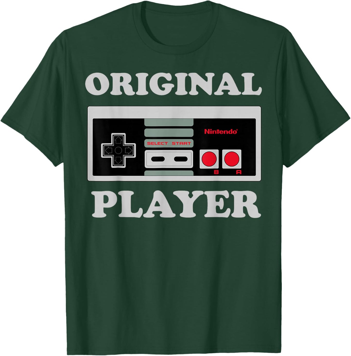 Nintendo NES Controller Original Player Graphic T-Shirt - T-Shirt | Forest