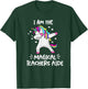 I Am The Magical Teachers Aide Dabbing Unicorn Teachers Aide T-Shirt - T-Shirt | Forest