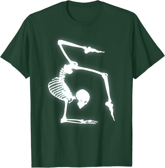 Gymnastics Shirts Funny Skeleton Costume For Halloween T-Shirt - T-Shirt | Forest