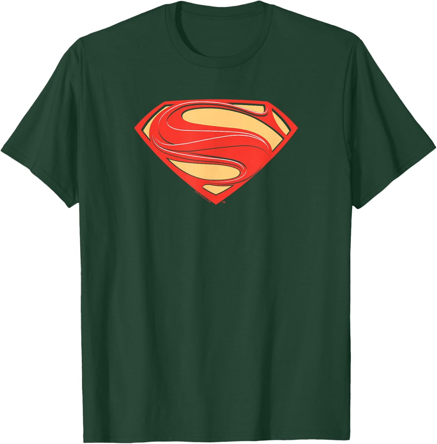 Superman Man of Steel New Solid Shield T-Shirt - T-Shirt | Forest