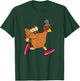 Turkey Trot Funny Thanksgiving Day Running 5K Pilgrim Gift T-Shirt - T-Shirt | Forest