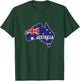 Vintage Patriotic Australian Pride Australia Flag T-Shirt - T-Shirt | Forest