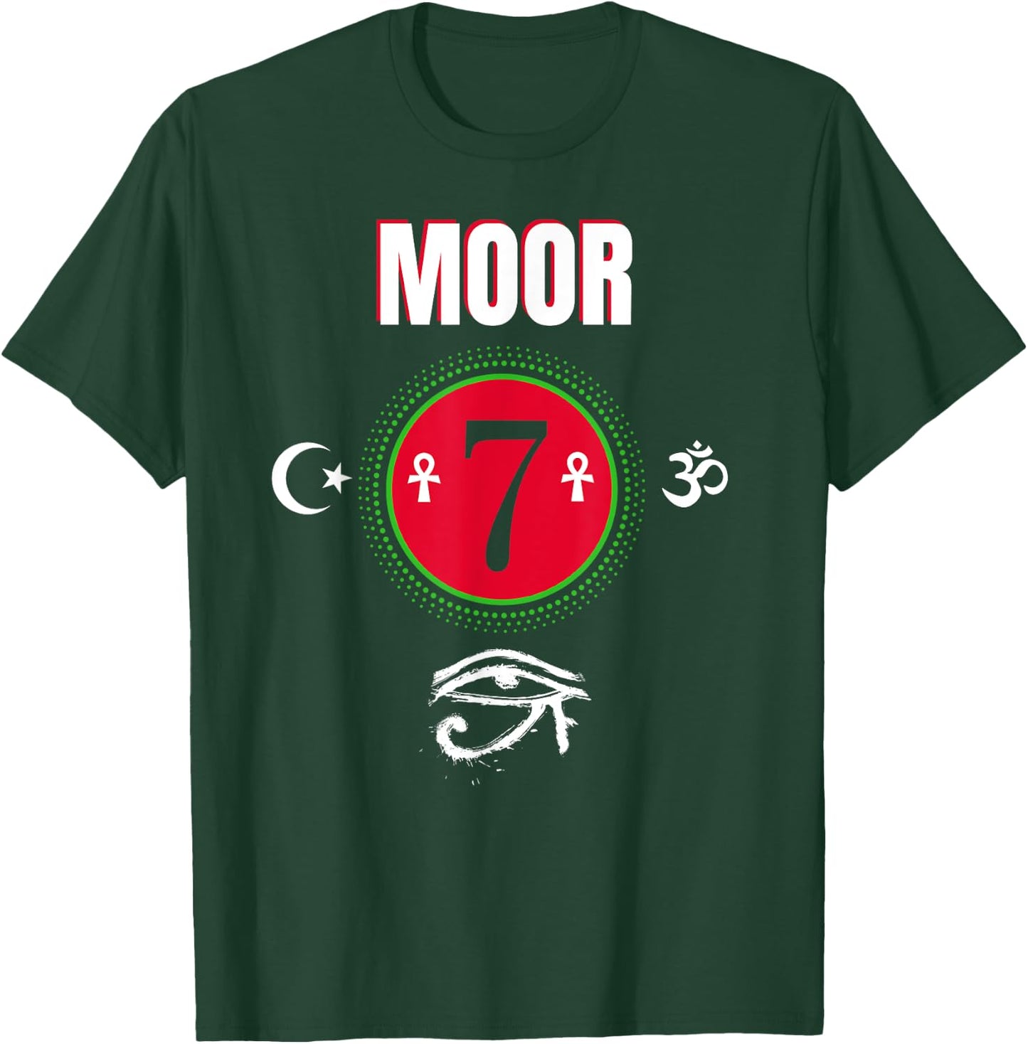 Moor - Moorish American God Body Of Melanin T-Shirt - T-Shirt | Forest
