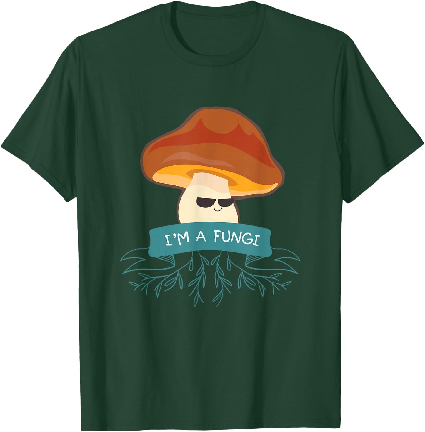 I'm A Fungi I For Vegetable Mushrooms Food Lover T-Shirt - T-Shirt | Forest