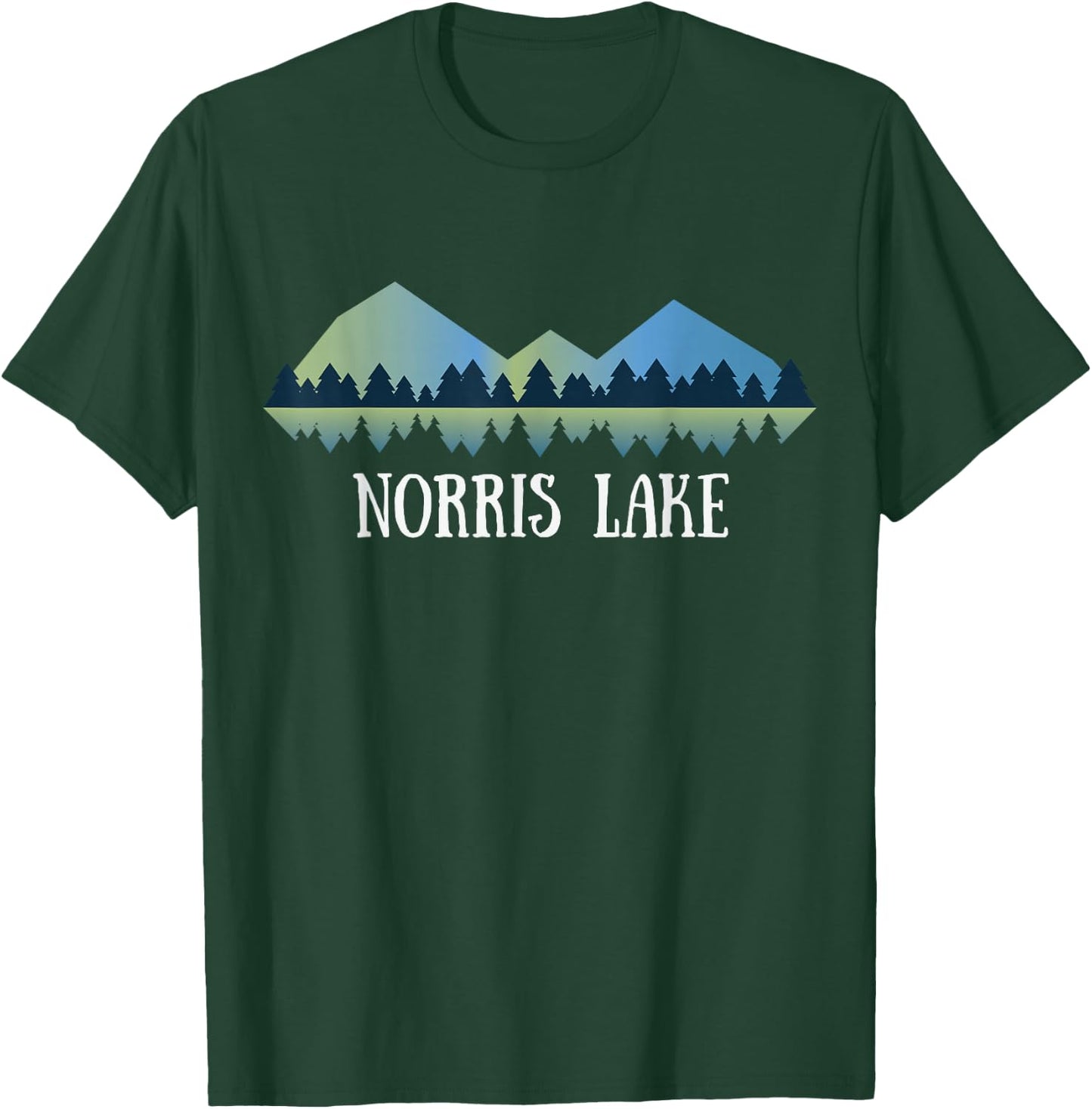 Tennessee Lake Shirt | Norris Lake TN T-Shirt - T-Shirt | Forest