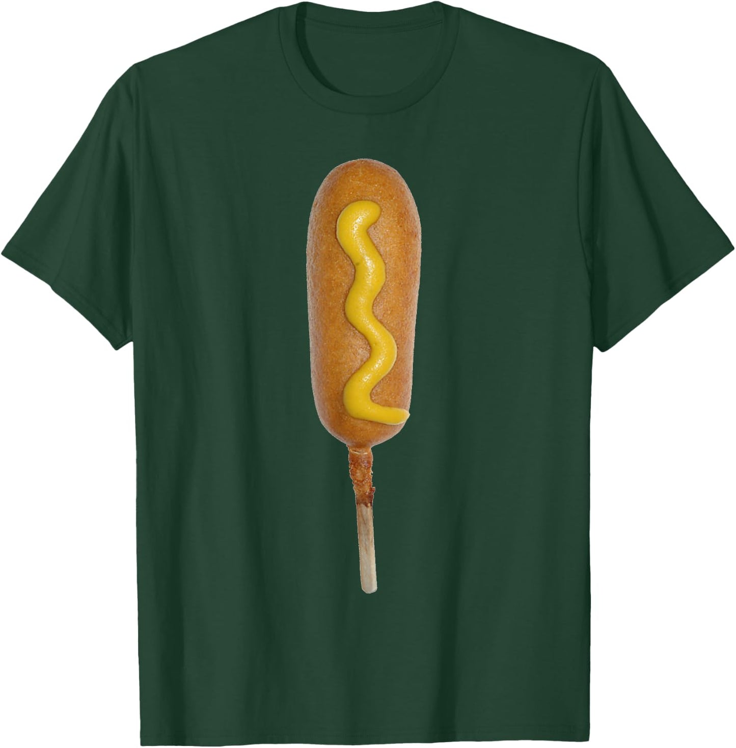 Corn Dog T Shirt -- Corn Dog Carnival Food Shirt Women T-Shirt - T-Shirt | Forest