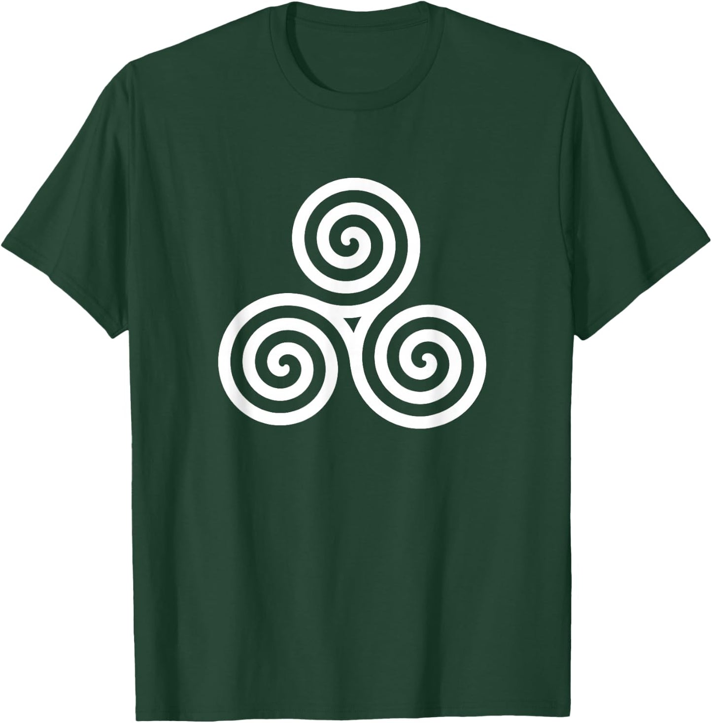 Irish Celtic Knot Spiral Triskele Newgrange Ireland Travel T-Shirt - T-Shirt | Forest