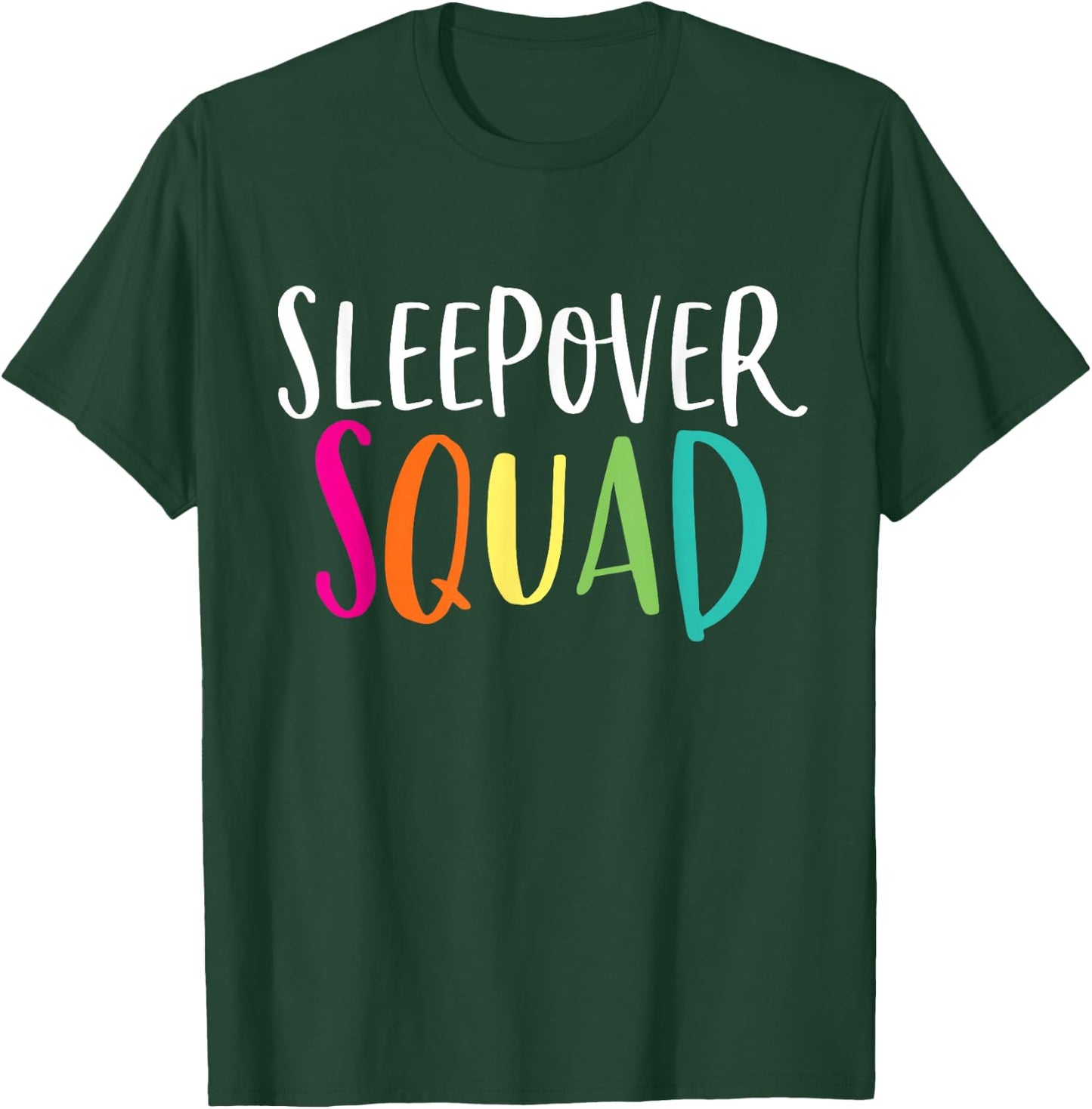 Sleepover Squad Shirt Cute Slumber Pajama Party Gift T-Shirt - T-Shirt | Forest