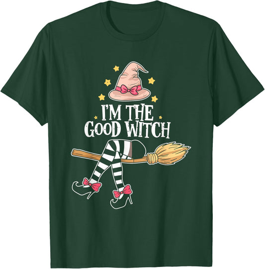 I'm The Good Witch Halloween Witch Costume Party T-Shirt - T-Shirt | Forest