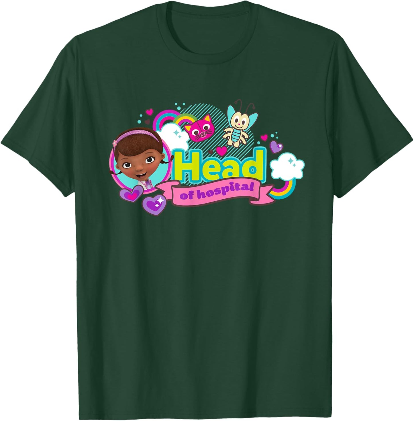 Disney Doc McStuffins Head of Hospital T-Shirt - T-Shirt | Forest