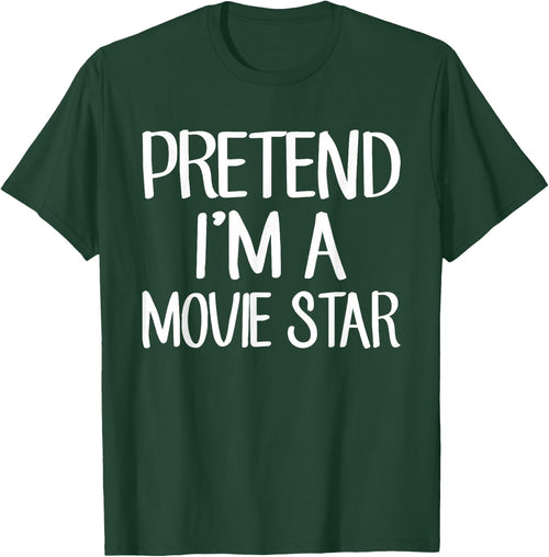 Pretend I'm A Movie Star Costume Family Lazy Easy Halloween