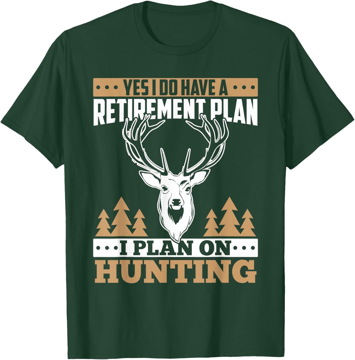Hunting retirement gifts love deer elk hunting gift T-Shirt - T-Shirt | Forest
