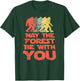 Bigfoot May The Forest Be With You Distressed Gift T-Shirt - T-Shirt | Forest