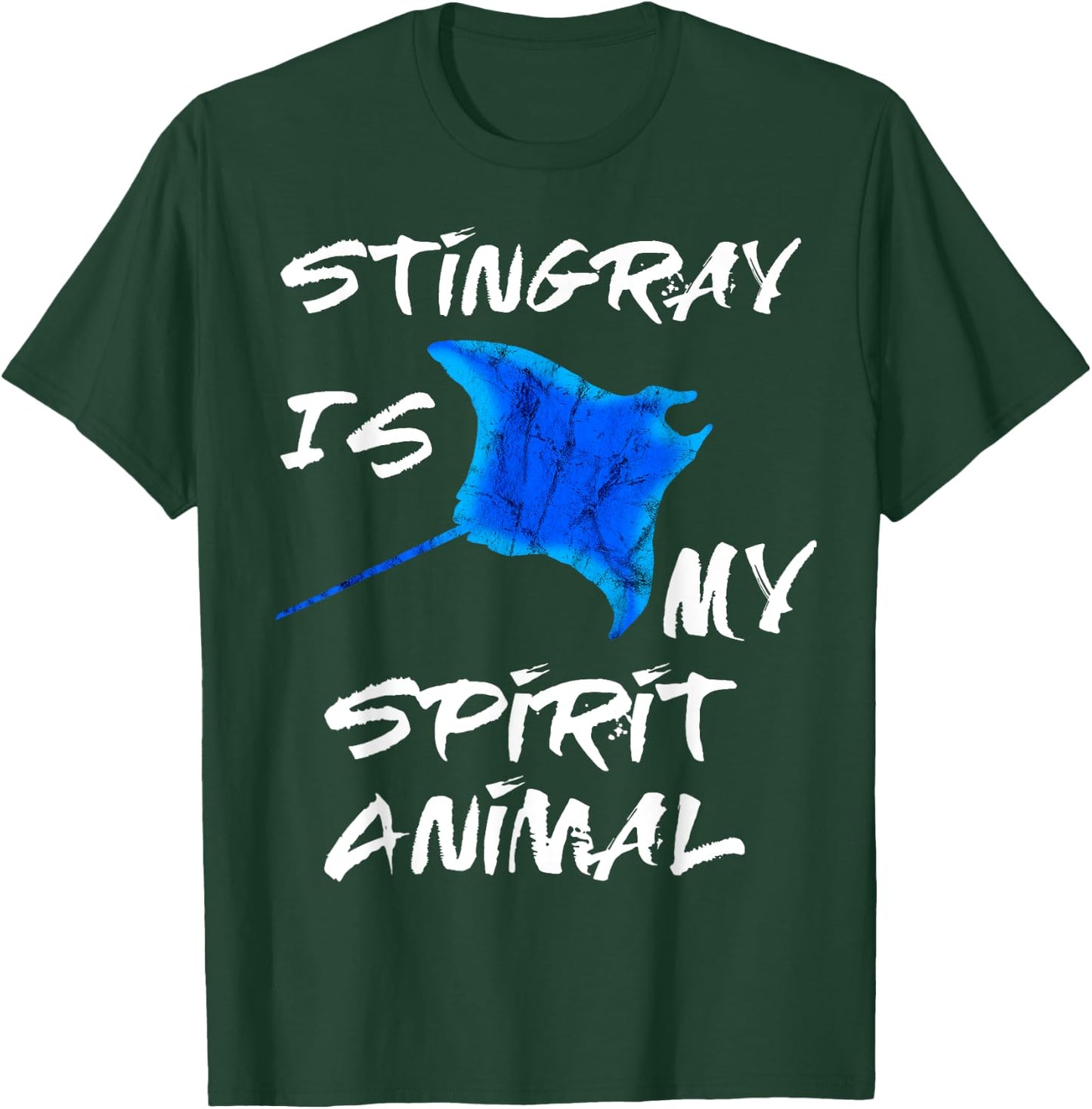 Stingray Is My Spirit Animal Manta Ray Sea Creatures T-Shirt - T-Shirt | Forest