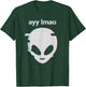 Vaporwave Ayy Lmao Meme Glitch art design Style Alien face T-Shirt - T-Shirt | Forest