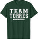 Team TORRES Family Surname Reunion Crew Member Gift T-Shirt - T-Shirt | Forest