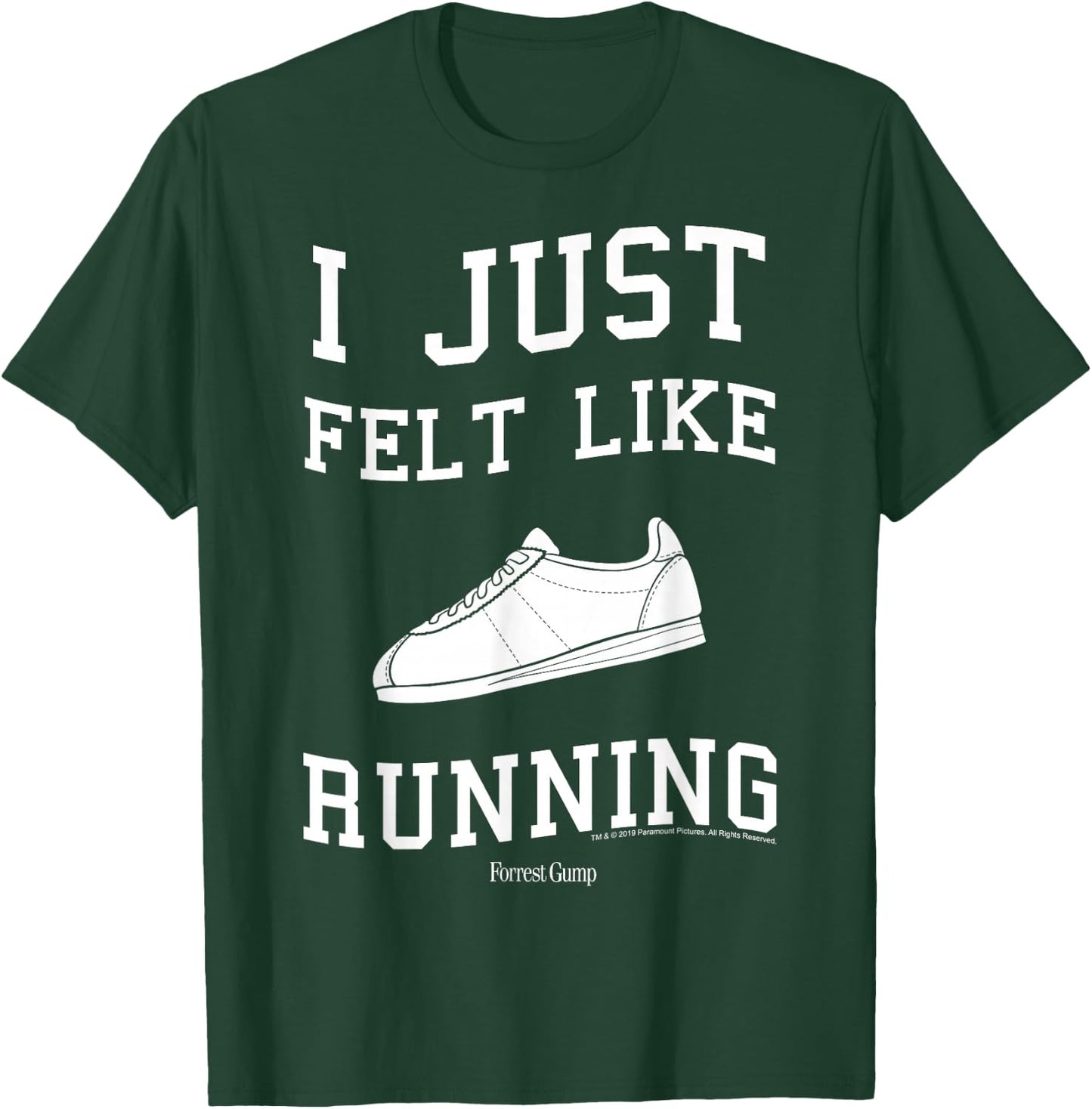 Forrest Gump I Just Felt Like Running Quote T-Shirt - T-Shirt | Forest
