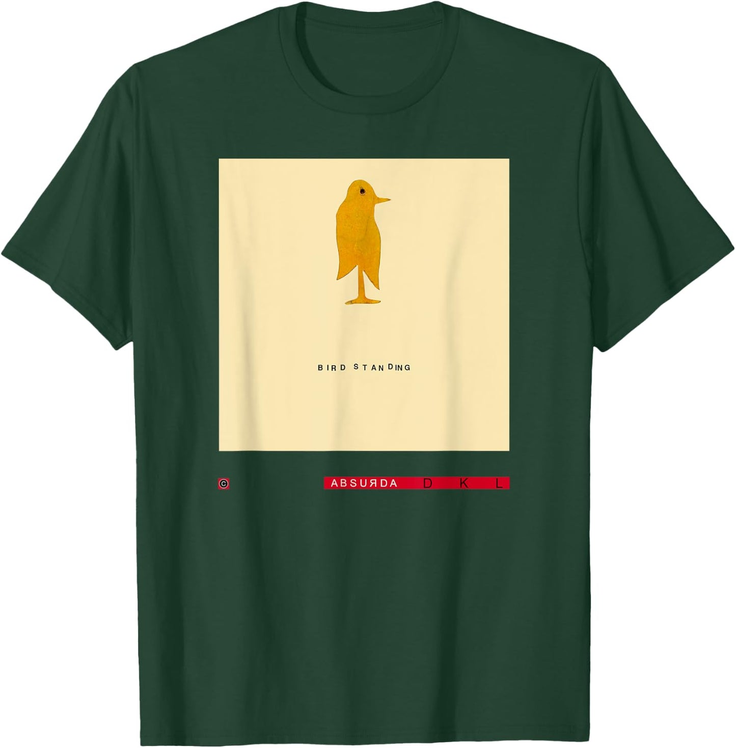Studio: David Lynch Bird Standing T-Shirt - T-Shirt | Forest