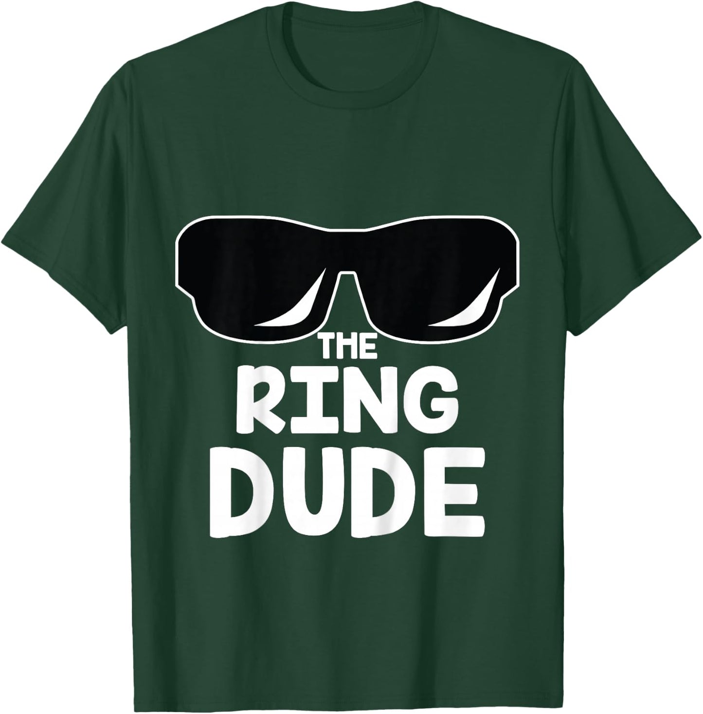 The Ring Dude | Cute Boys Wedding Ring Bearer T-Shirt - T-Shirt | Forest