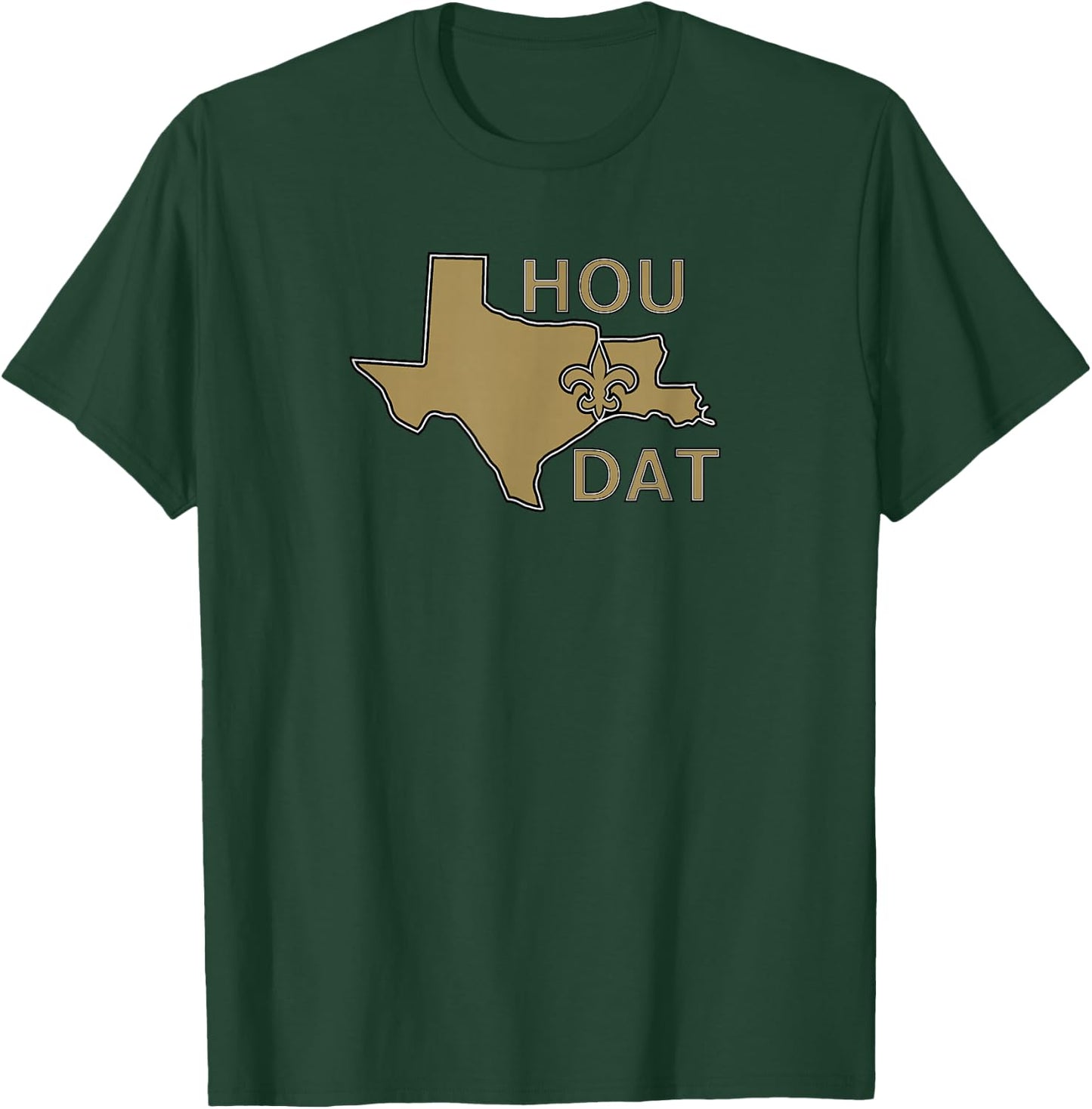 Hou Dat Houston Louisiana Shirt T-Shirt - T-Shirt | Forest