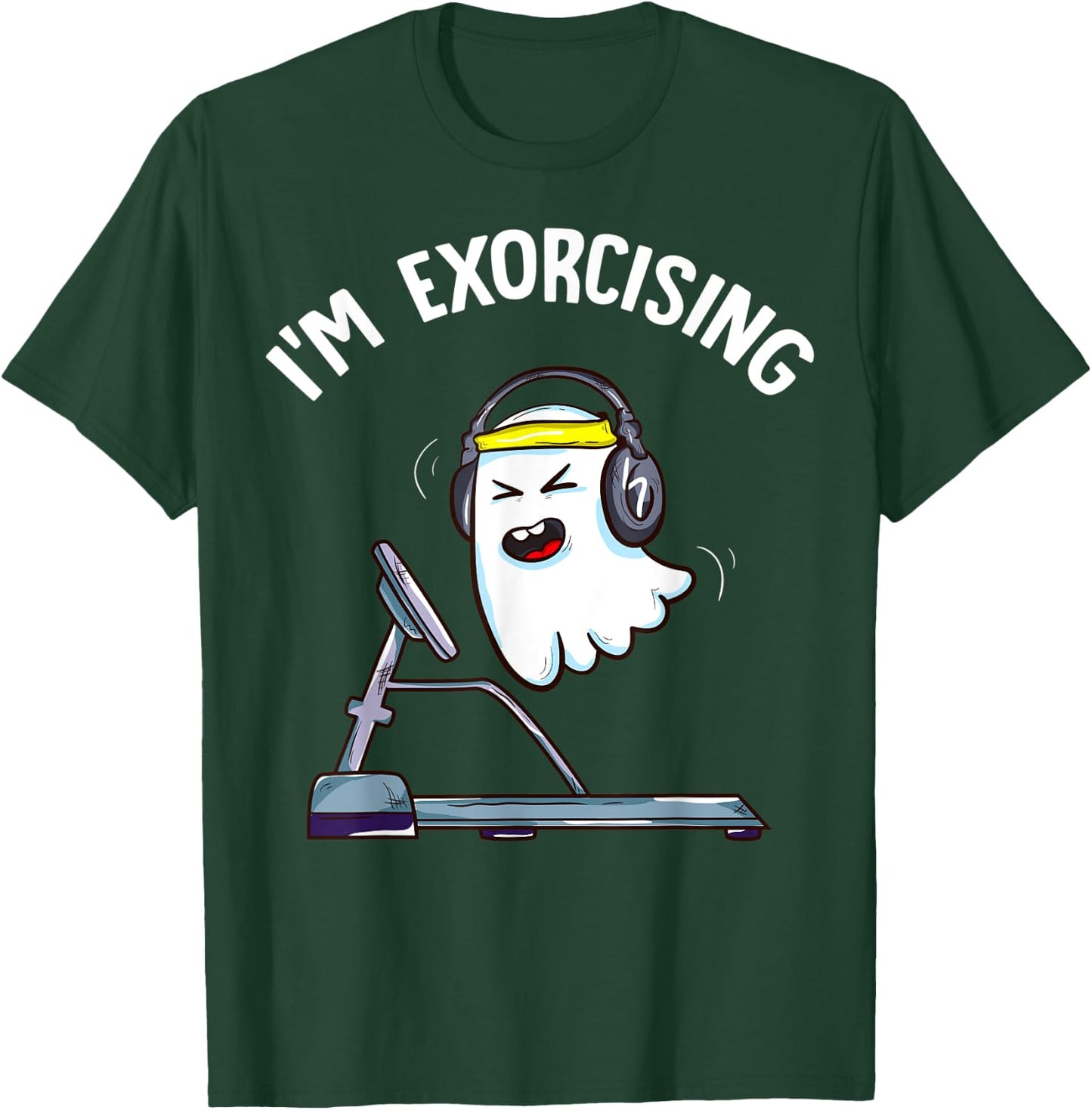 I'm Exorcising Ghost Pun Halloween Exorcist T-Shirt - T-Shirt | Forest