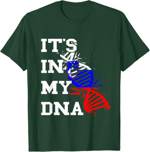 Slovenia Flag It's In My DNA Molecule Slovenian Pride T-Shirt - T-Shirt | Forest