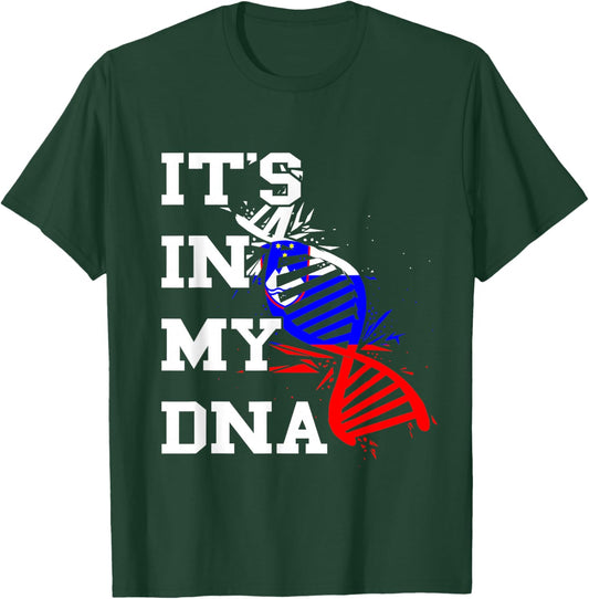 Slovenia Flag It's In My DNA Molecule Slovenian Pride T-Shirt - T-Shirt | Forest