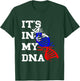 Slovenia Flag It's In My DNA Molecule Slovenian Pride T-Shirt - T-Shirt | Forest