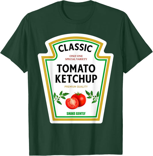 Ketchup 2024 Mustard Halloween Family Matching Costume Mayo T-Shirt - T-Shirt | Forest