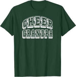Cheer Grandpa Proud Cheerleader Grandfather T-Shirt - T-Shirt | Forest
