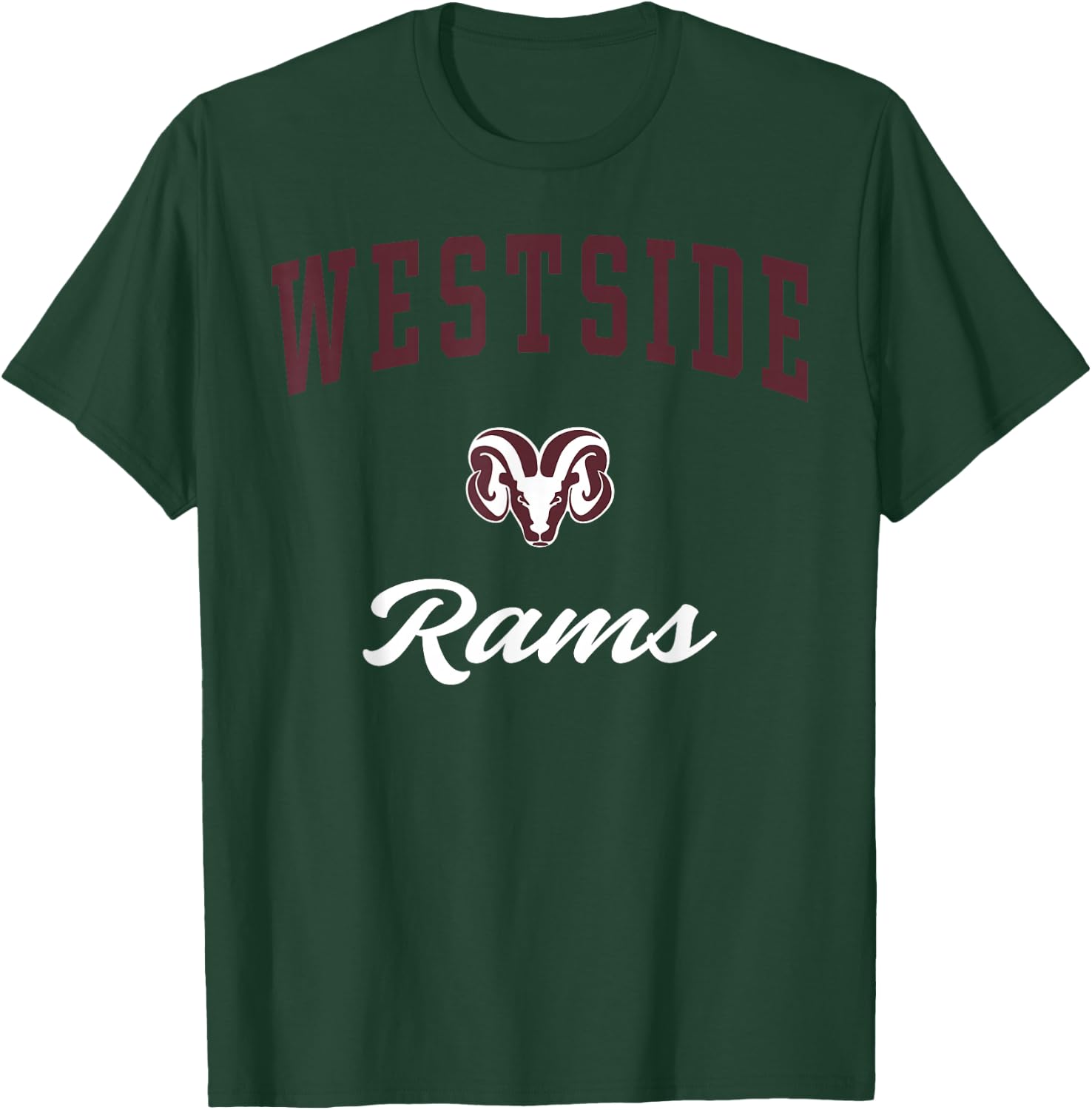 Westside High School Rams T-Shirt - T-Shirt | Forest
