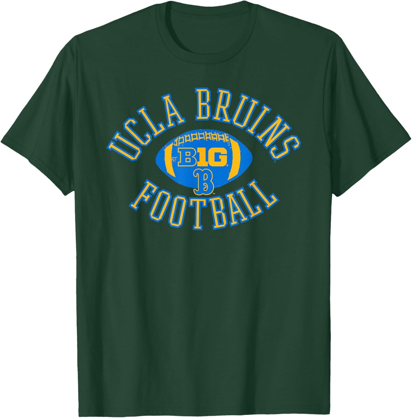 UCLA Bruins Big 10 Football Huddle Officially Licensed T-Shirt - T-Shirt | Forest