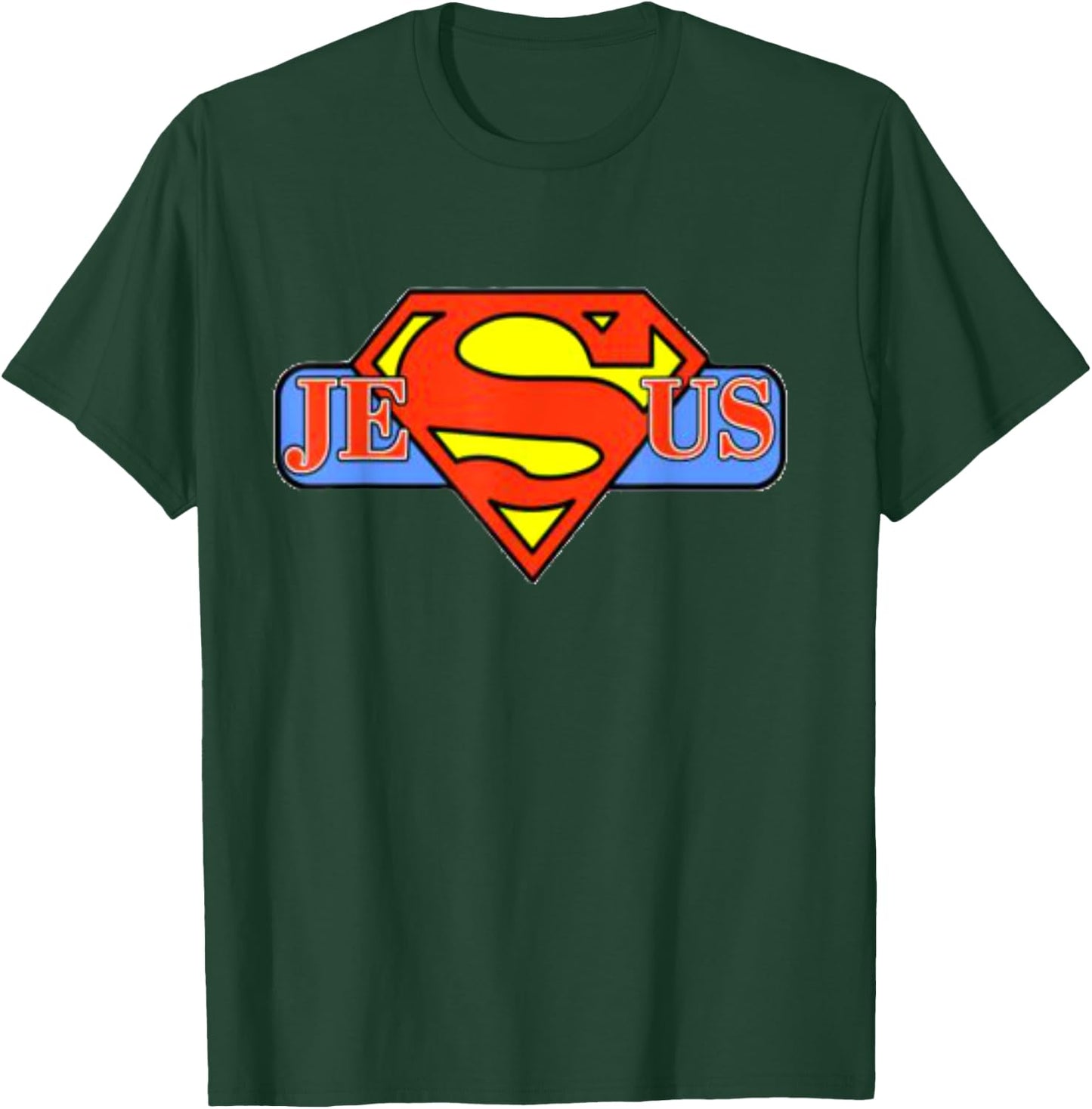 My Superhero is Jesus, faith love god shirt T-Shirt - T-Shirt | Forest