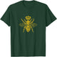 Queen Bee Crown Beekeeper Gift T-Shirt - T-Shirt | Forest